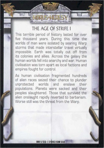 The Age of Strife I